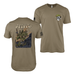 Battle of Peleliu USMC WW2 T-Shirt Tactically Acquired Coyote Brown Small