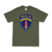 U.S. Army Berlin Brigade Logo Emblem T-Shirt Tactically Acquired Small Military Green 