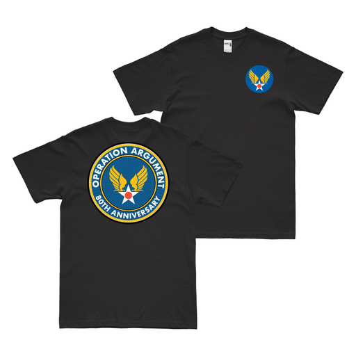 Operation Argument "Big Week" 80th Anniversary AAF T-Shirt Tactically Acquired Black Small 