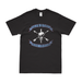 Distressed U.S. Army Blue Light "Nous Defions" Logo Emblem T-Shirt Tactically Acquired Small Black 