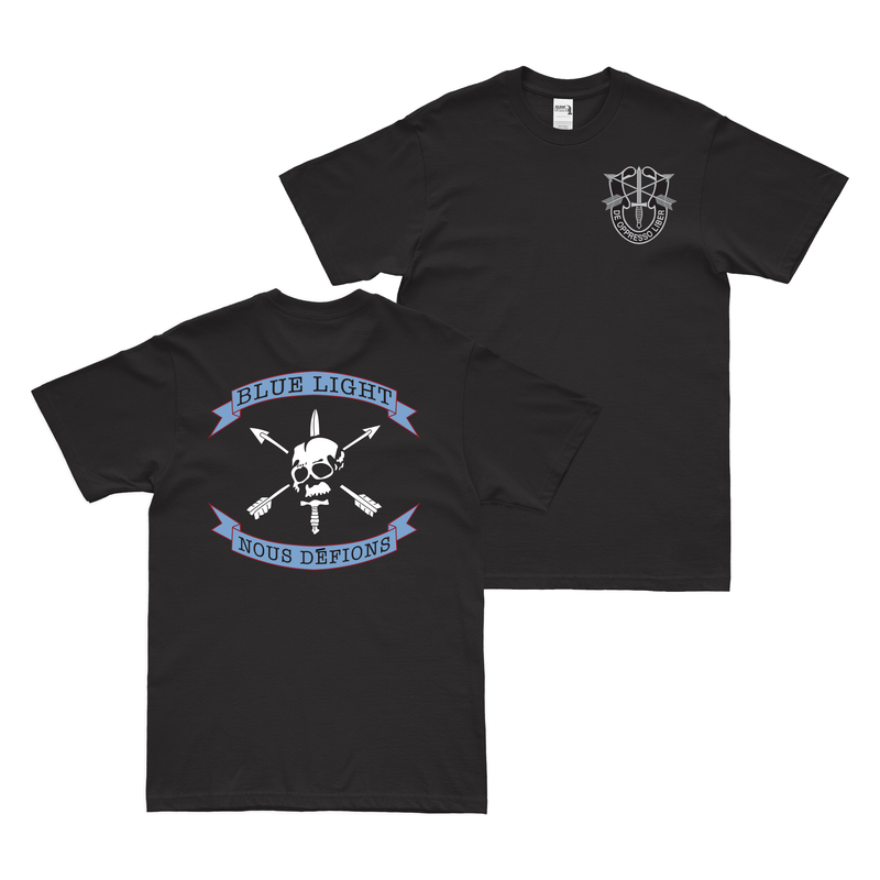 Double-Sided U.S. Army Blue Light Special Forces T-Shirt