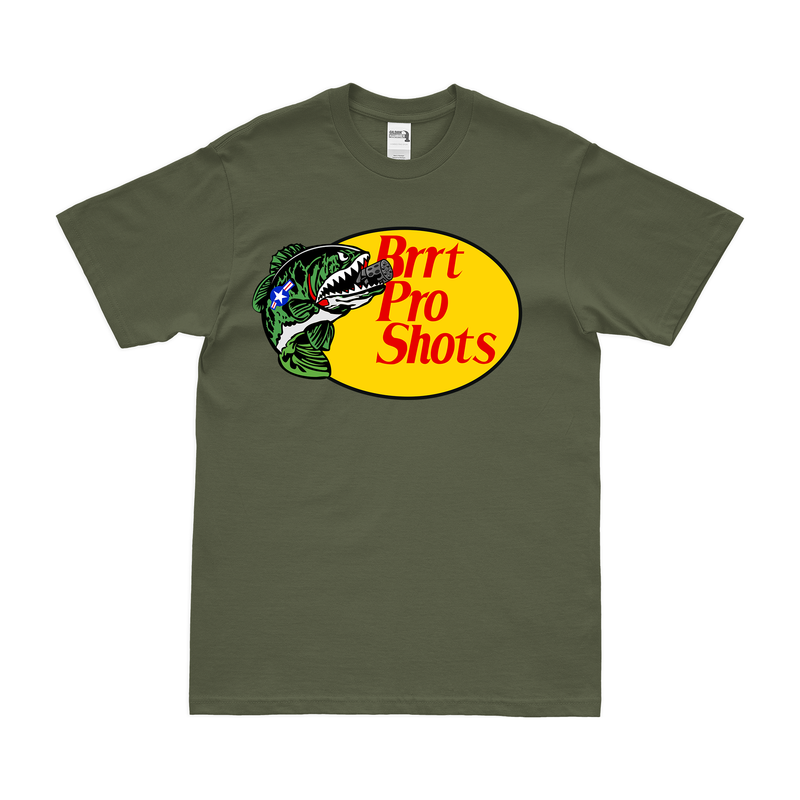 Brrt Pro Shots - A-10 Warthog Thunderbolt II Parody T-Shirt