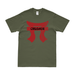 C Co 'Crusher', 1-187 IN, 3BCT, 101 ABN (AASLT) T-Shirt Tactically Acquired Military Green Distressed Small