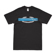 Combat Infantryman Badge (CIB) Insignia T-Shirt Tactically Acquired Black Clean Small