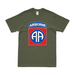 82nd Airborne Division CSIB Emblem T-Shirt Tactically Acquired Military Green Small 
