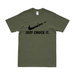 Just Chuck It! Mortarman Parody T-Shirt Tactically Acquired Small Distressed Military Green