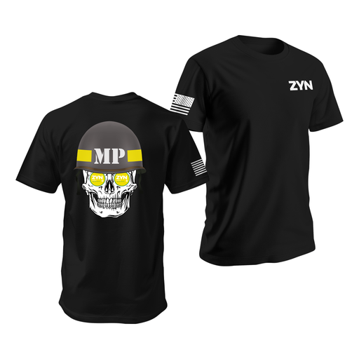 Zyn Military Police Skull T-Shirt Tactically Acquired Black Small Citrus