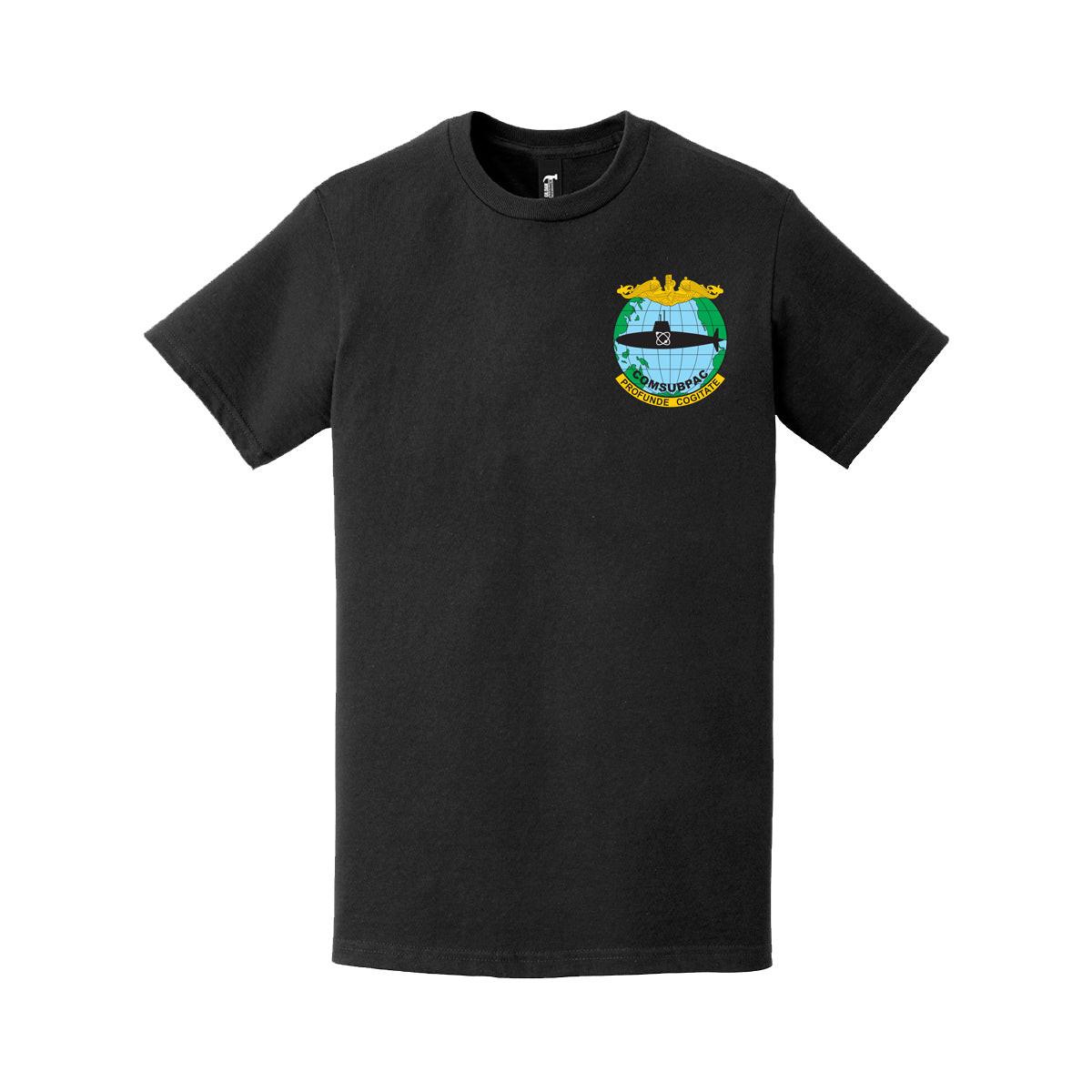 COMSUBPAC Left Chest Logo Emblem T-Shirt Tactically Acquired   
