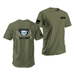 Zyn E.O.D. Bomb Suit Skull T-Shirt Tactically Acquired Military Green Small Cool Mint