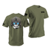 ZYN HGU-56 Army Crew Chief Helmet T-Shirt Tactically Acquired Military Green Small Cool Mint