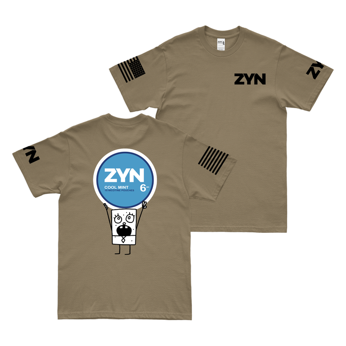 ZYN Bob T-Shirt Tactically Acquired Coyote Brown Cool Mint 