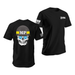 Zyn Military Police Skull T-Shirt Tactically Acquired Black Small Cool Mint