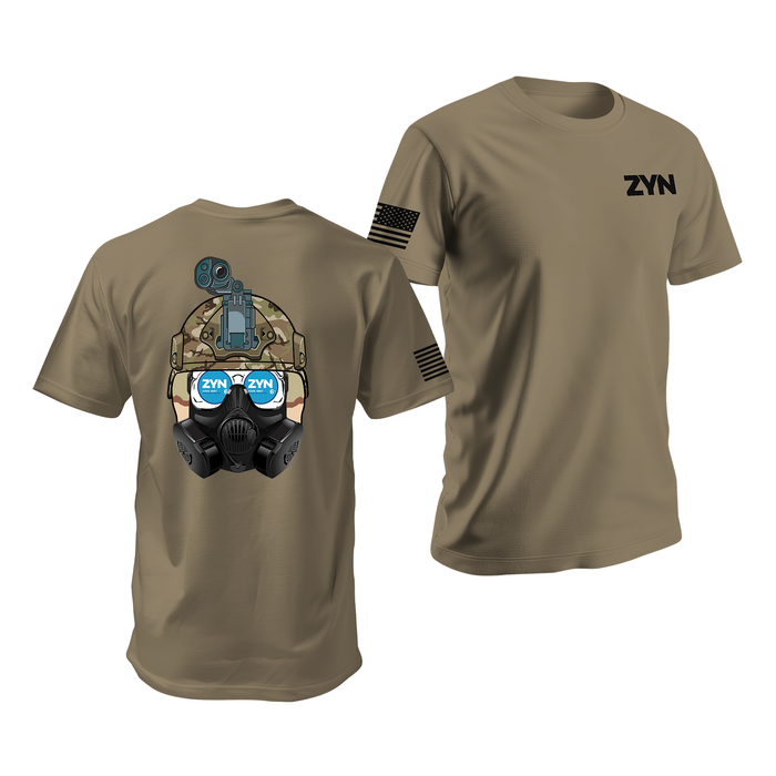 Zyn CBRN Skull T-Shirt Tactically Acquired   