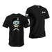 ZYN USAF Security Forces Skull T-Shirt Tactically Acquired Black Small Cool Mint