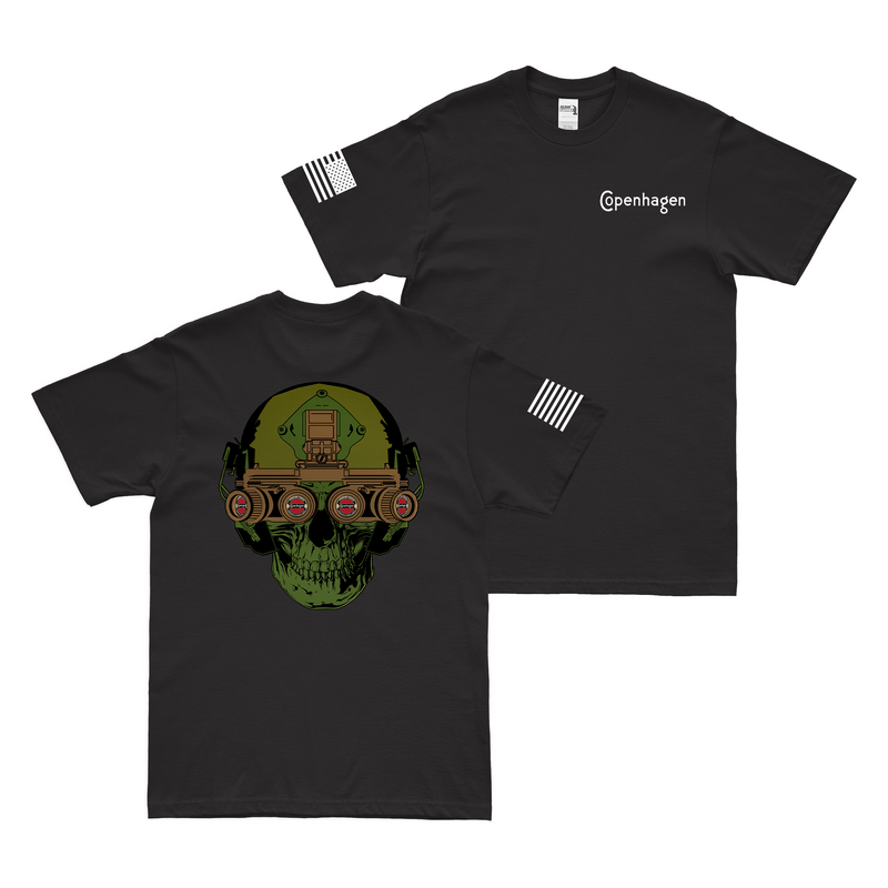 Fresh Cope Quad NVG's Special Forces Skull T-Shirt