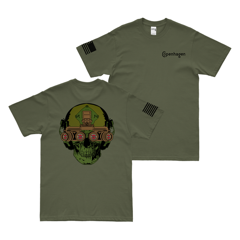 Fresh Cope Quad NVG's Special Forces Skull T-Shirt