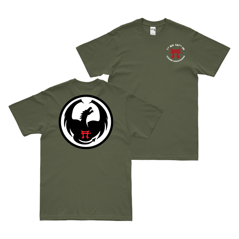 Double-Sided D Co, 1-187 IN, 3BCT, 101st ABN Tori T-Shirt