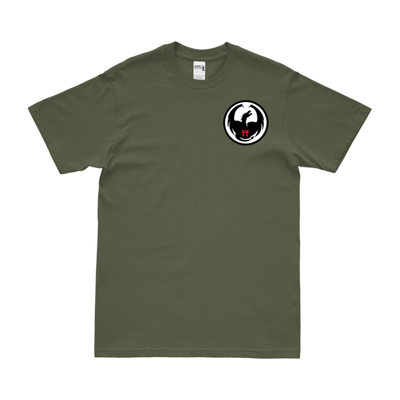 D Co, 1-187 IN, 3BCT, 101 ABN (AASLT) Left Chest T-Shirt