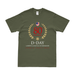 80th Anniversary D-Day 2024 Normandy Landings Memorial Wreath T-Shirt Tactically Acquired Military Green Small 