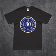 D-Day 80th Anniversary 1944-2024 Commemorative WW2 Emblem T-Shirt Tactically Acquired   