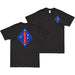 Double-Sided 1st Marine Division Desert Storm T-Shirt Tactically Acquired Small Black 