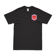 Engineer Corps Left Chest Insignia T-Shirt Tactically Acquired Black Small 