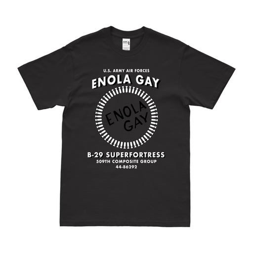 "Enola Gay" B-29 Superfortress WW2 Legacy T-Shirt Tactically Acquired Black Small 
