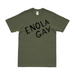 "Enola Gay" B-29 Superfortress Nose Art T-Shirt Tactically Acquired Military Green Distressed Small
