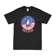 Official F-14 Tomcat Logo Emblem Insignia Aircraft T-Shirt Tactically Acquired Small Black 