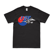 F-15K 'Slam Eagle' Logo Emblem Insignia Aircraft T-Shirt Tactically Acquired Small Black 