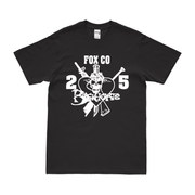 Fox Company 'Blackhearts' 2/5 Marines T-Shirt Tactically Acquired Black Clean Small