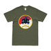 F Troop 8th Cavalry Regiment "Blue Ghost" T-Shirt Tactically Acquired Military Green Distressed Small