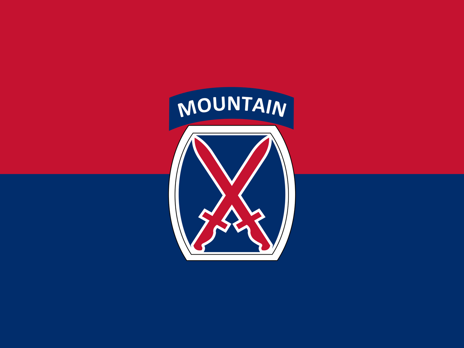 U.S. Army 10th Mountain Division Flag