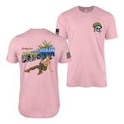 Yesi's Greetings From Okinawa Pin-Up T-Shirt Tactically Acquired Pink S