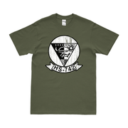 Helicopter Anti-Submarine Squadron 742 (HS-742) T-Shirt Tactically Acquired Military Green Distressed Small