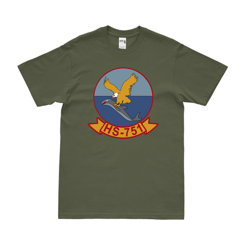 対潜ヘリコプター飛行隊751 (HS-751) Tシャツ