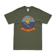 Helicopter Anti-Submarine Squadron 751 (HS-751) T-Shirt Tactically Acquired Military Green Distressed Small