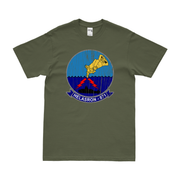 Helicopter Anti-Submarine Squadron 871 (HS-871) T-Shirt Tactically Acquired Military Green Distressed Small