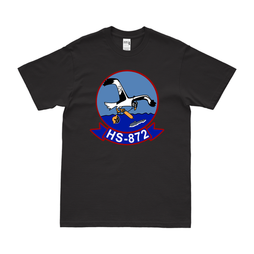 Helicopter Anti-Submarine Squadron 872 (HS-872) T-Shirt Tactically Acquired Black Clean Small