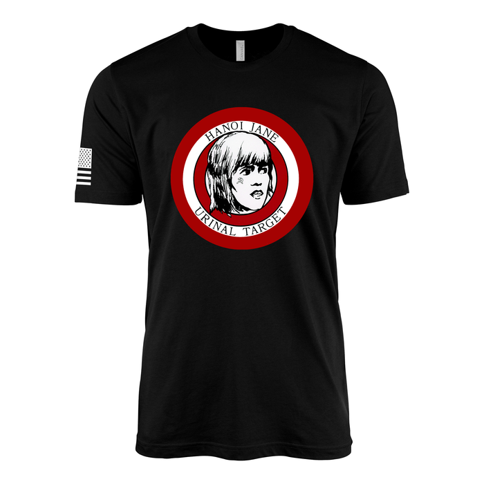 Hanoi Jane Urinal Target T-Shirt Tactically Acquired Black Small