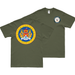 Double-Sided USS America (CV-66) Veteran T-Shirt Tactically Acquired Small Military Green 