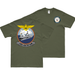 Double-Sided USS Antietam (CV-36) Veteran T-Shirt Tactically Acquired Small Military Green 