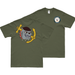 Double-Sided USS Belleau Wood (CVL-24) Veteran T-Shirt Tactically Acquired Small Military Green 