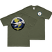 Double-Sided USS Bennington (CV-20) Veteran T-Shirt Tactically Acquired Small Military Green 