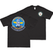 Double-Sided USS Bonhomme Richard (CVA-31) Veteran T-Shirt Tactically Acquired Small Black 