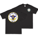 Double-Sided USS Carl Vinson (CVN-70) Veteran T-Shirt Tactically Acquired Small Black 