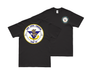 Double-Sided USS Carl Vinson (CVN-70) Veteran T-Shirt Tactically Acquired Small Black 