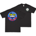 Double-Sided USS Coral Sea (CV-43) Veteran T-Shirt Tactically Acquired Small Black 