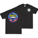 Double-Sided USS Coral Sea (CVA-43) Veteran T-Shirt Tactically Acquired Small Black 