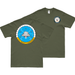 Double-Sided USS Dwight D. Eisenhower (CVN-69) Veteran T-Shirt Tactically Acquired Small Military Green 